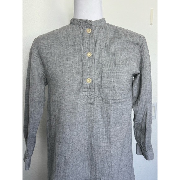 TOAST Dress Midi Gauzy 100% Cotton Gray Size XS - Picture 5 of 11